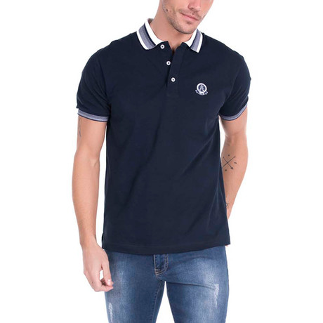 Orion Polo Short Sleeve Shirt // Navy (S)