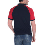 Gunner Polo Short Sleeve Shirt // Navy (S)