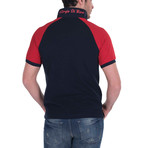 Gunner Polo Short Sleeve Shirt // Navy (S)