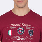 Zane T-Shirt // Bordeaux (S)