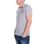 Maddox Polo Short Sleeve Shirt // Grey (S)