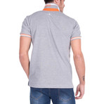 Maddox Polo Short Sleeve Shirt // Grey (S)