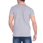 Maddox Polo Short Sleeve Shirt // Grey (S)