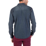 Spike Denim Shirt // Brown (S)