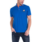 Kace Polo Short Sleeve Shirt // Sax (L)