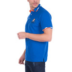 Kace Polo Short Sleeve Shirt // Sax (L)