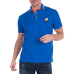 Kace Polo Short Sleeve Shirt // Sax (L)