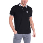 Mekhi Polo Short Sleeve Shirt // Black (S)