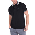 Mekhi Polo Short Sleeve Shirt // Black (S)