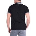 Mekhi Polo Short Sleeve Shirt // Black (S)
