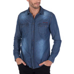 Ace Denim Shirt // Blue (S)