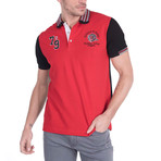 Zander Polo Short Sleeve Shirt // Black (S)