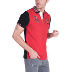 Zander Polo Short Sleeve Shirt // Black (S)