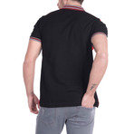 Zander Polo Short Sleeve Shirt // Black (S)