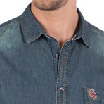 Vincent Denim Shirt // Green (S)