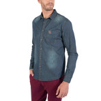 Vincent Denim Shirt // Green (S)