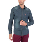 Vincent Denim Shirt // Green (S)