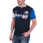 Kane Polo Short Sleeve Shirt // Navy (S)