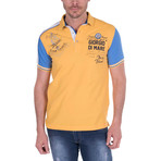 Slate Polo Short Sleeve Shirt // Mustard (S)