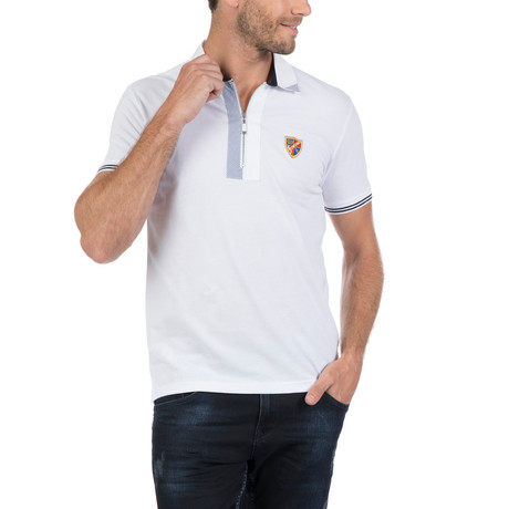 Maximus Polo Short Sleeve Shirt // White (S)