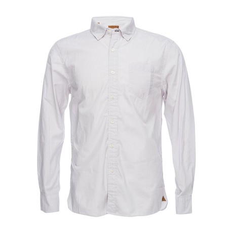 Truman Button Collar Shirt // Tan (XS)