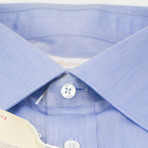 Cotton Slim Fit Dress Shirt // Blue (15R)