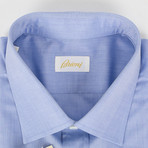 Cotton Slim Fit Dress Shirt // Blue (15R)
