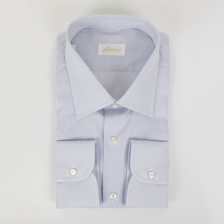 Cotton Slim Fit Dress Shirt // Gray (15R)