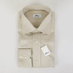 Jamari Cotton Slim Fit Dress Shirt // Beige (US: 15R)