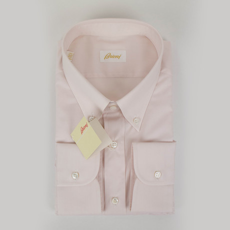 Byron Cotton Slim Fit Dress Shirt // Pink (US: 15R)