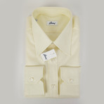 Cotton Slim Fit Dress Shirt // Yellow (15R)