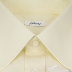 Cotton Slim Fit Dress Shirt // Yellow (15R)