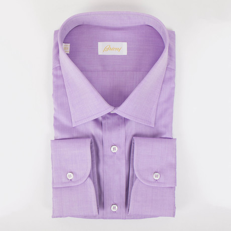 Camryn Cotton Slim Fit Dress Shirt // Purple (US: 15R)