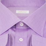 Camryn Cotton Slim Fit Dress Shirt // Purple (US: 15R)