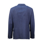 Wool Blend Sport Coat // Blue (Euro: 44)