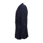 Cashmere Blend Double Breasted Sport Coat // Blue (Euro: 44)
