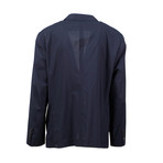 Wool Blend Unstructured Sport Coat // Blue (Euro: 56)
