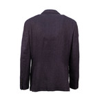 Wool Blend Double Breasted Sport Coat // Purple (Euro: 52)