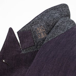 Wool Blend Double Breasted Sport Coat // Purple (Euro: 44)