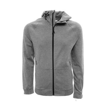 Fortress Performance Hoodie // Heather Pebble (S)