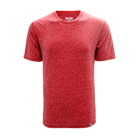 S/S Mirge T-Shirt // Heather Flame Red (S)