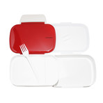 Bento Box Double // Red