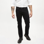 Crenshaw Athletic Slim Jeans // Basic Black (30WX32L)