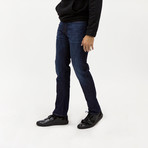 Vermont Slim Jeans // Dark Wash + Whiskers (36WX32L)
