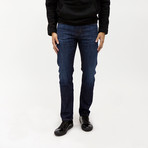 Vermont Slim Jeans // Dark Wash + Whiskers (36WX32L)