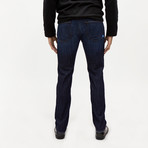 Vermont Slim Jeans // Dark Wash + Whiskers (36WX32L)