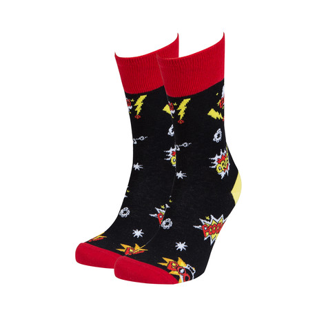 Comic Pop Art Socks + Tin Gift Box // 3083