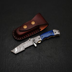 Damascus TANTO Folding Knife // 2650