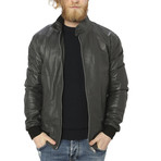 Cullen Leather Jacket // Gray (M)