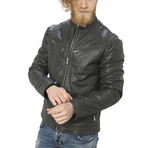 Kendall Leather Jacket // Gray (2XL)